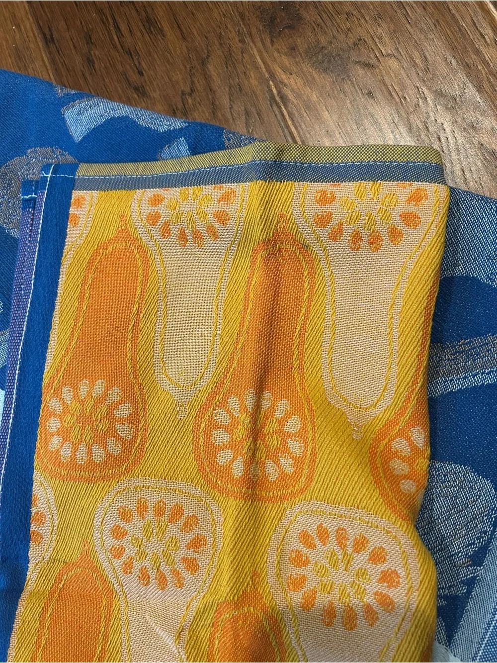 Anthropologie colorful cloth napkins - set of 4